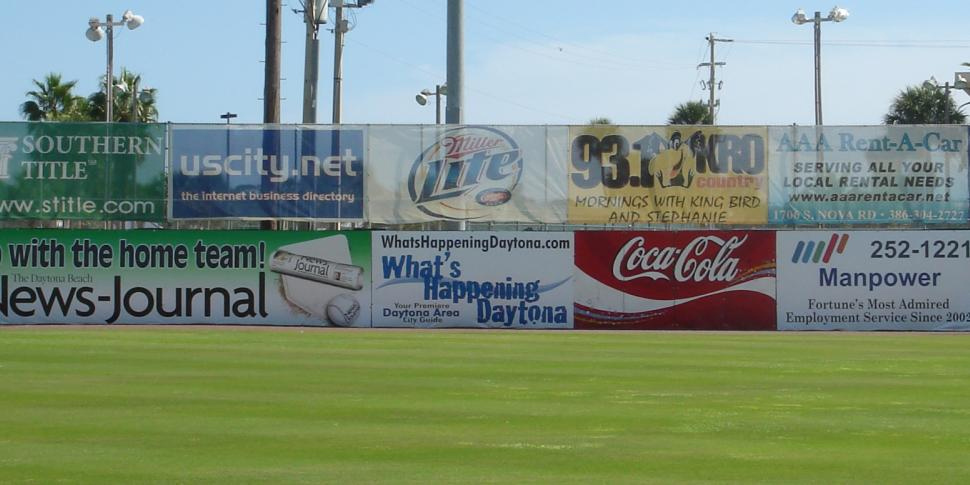 Baseball Sponsorship Banners